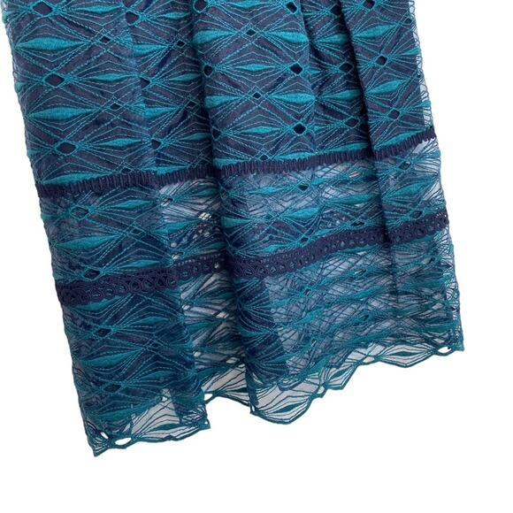 JONATHAN SIMKHAI Illusion Cut-Out Embroidered Sleeveless Midi Dress with Pockets - Picture 6 of 13